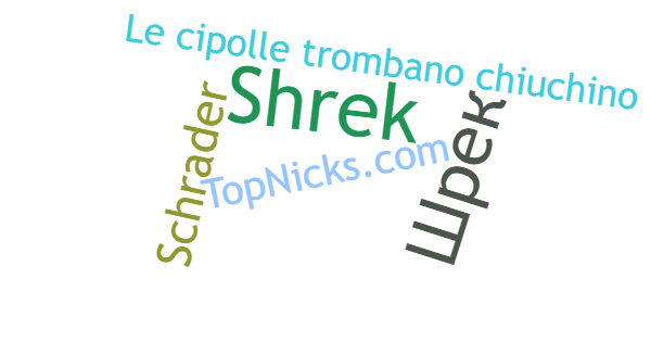 Takma adları Shrek