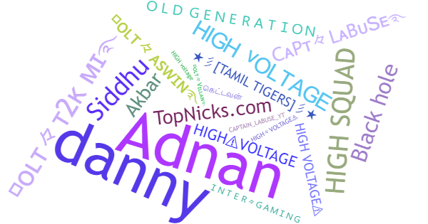 Takma adları HighVoltage