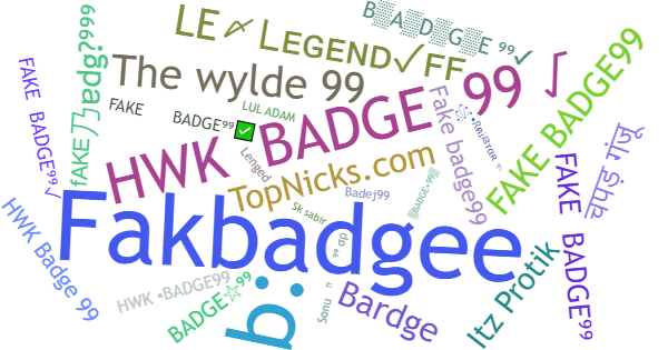 Takma adları Badge99